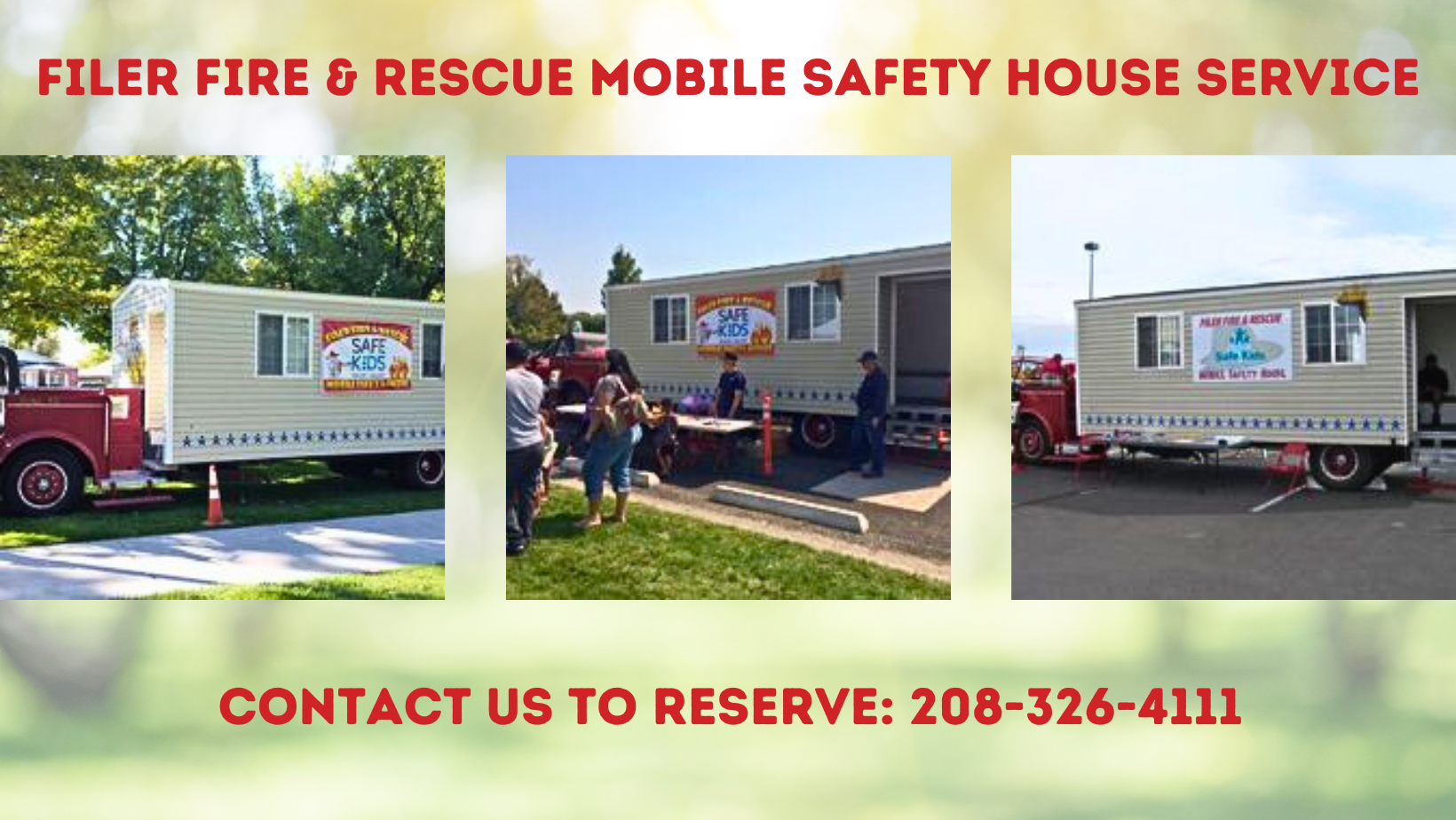 Filer Fire Mobile Safety House